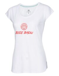 BIDI BADU Rhea Basic Logo Tee White (Storlek: XS)