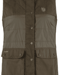 Fjällräven Women's Forest Wool Padded Vest Dark Olive