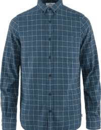 Fjällräven Men's Övik Flannel Shirt Indigo Blue-Flint Grey