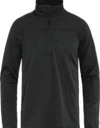 Fjällräven Men's Abisko Lite Fleece Half Zip Black