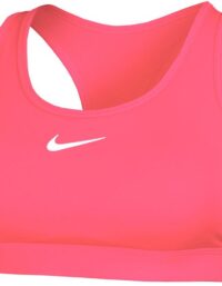 Nike Swoosh Med Support Bra Sport-behå Damer-pink,vit Pink
