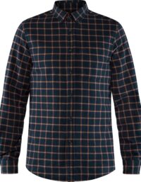 Fjällräven Men's Övik Flannel Shirt Dark Navy