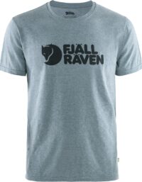 Fjällräven Men's Fjällräven Logo T-shirt Uncle Blue/Melange