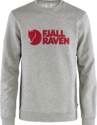 Fjällräven Men's Fjällräven Logo Sweater Grey-Melange