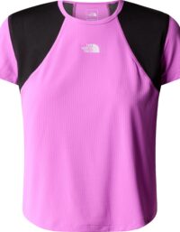The North Face Women's Lightbright Short Sleeve Tee Violet Crocus/TNF Black