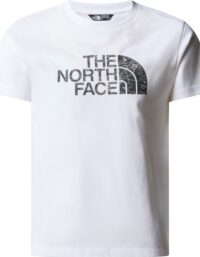 The North Face Boys' Easy T-Shirt TNF White/Asphalt Grey