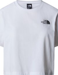 The North Face Women's Cropped Simple Dome T-Shirt TNF White