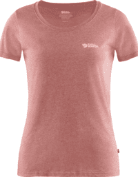 Fjällräven Women's Fjällräven Logo T-Shirt Rowan Red-Melange