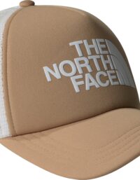 The North Face TNF Logo Trucker Cap Khaki Stone/TNF White