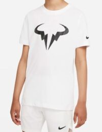 NIKECourt DriFit Rafa White Boys (Storlek: S)