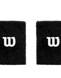 Wilson Extra Wide Wristband Black 2-pack