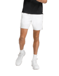 Wilson Tournament Pro Shorts 7 tum White Mens (Storlek: XL)