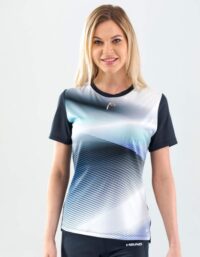 Head Peformance Tee Women Navy/Xr (Storlek: S)