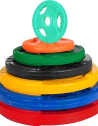 Gorilla Sports Viktskivor Trigrip 51mm 1,25-25kg - Röd 25kg