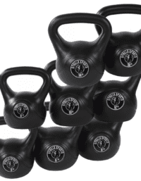 Gorilla Sports Kettlebellpaket GS Svart 17-30kg - Paket 8kg 10kg 12kg
