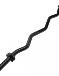 Gorilla Sports Curlstång BLACK 120cm Stjärnlås 30mm