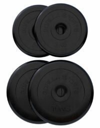 Gorilla Sports Viktskivor GUMMI Gjutjärn 2x10kg 2x5kg