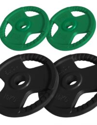 Gorilla Sports Viktskivor Trigrip 51mm 2x10kg 2x5kg