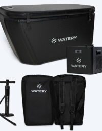 Pakketilbud: Watery Ace uppblåsbar isbad & vattenkylare