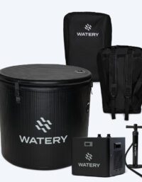 Paketetbjudande: Watery Deluxe uppblåsbar isbad & vattenkylare