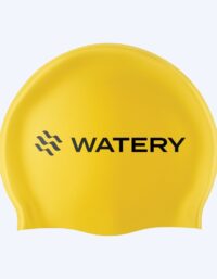 Watery badmössa (från 10 år) - Signature Latex - Gul - Simmössa