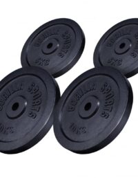 Gorilla Sports Viktskivor IRON Black 2x10kg 2x5kg