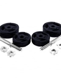 Gorilla Sports Hantlar BLACK Trigrip - 2x13,5kg