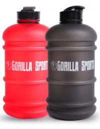 Gorilla Sports Vattenflaska GS 2,2 liter - Röd