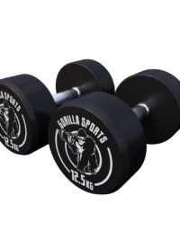Gorilla Sports Hantlar GS Gummi 2x12,5kg