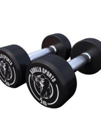 Gorilla Sports Hantlar GS Gummi 2x5kg