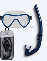 Watery Combo snorkelset för vuxna (från 15 år) - Fraser/Coast - Blå/mörkblå - Snorkelset vuxna (+16 år)