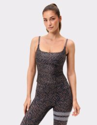 Stronger The Printed One Strap Tank Top