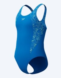 Speedo baddräkt för flickor - Hyperboom Splice Muscleback - Ljusblå