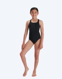 Speedo baddräkt för flickor - Endurance Medalist - Svart