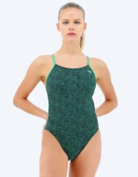 TYR baddräkt för dam - Durafast Elite Lapped - Grön
