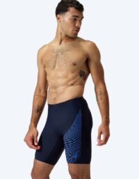 Speedo långa badbyxor för herr - Medley Logo - Mörkblå/ljusblå