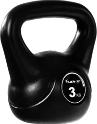 Gorilla Sports Kettlebell Svart Movit 3-20kg Järn - 20kg