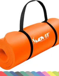 Gorilla Sports Träningsmatta Yogamatta Movit 190x60cm - Orange