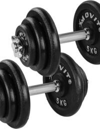 Gorilla Sports Hantlar Movit Gjutjärn 2x20kg