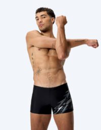 Speedo aquashorts för herr - Medley Logo - Svart/ljusgrå