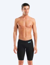 Arena tävlingsbadbyxor för herr - Veloce - Svart/ljusblå