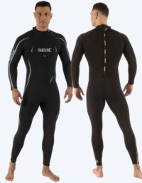 SEAC våtdräkt för herr - Feel-S 3 MM - Svart/grå