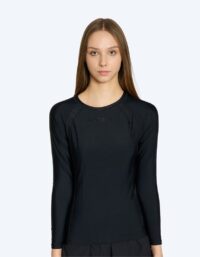 Watery UV-tröja för dam - Remington Långärmad Rashguard - Svart - UV kläder barn