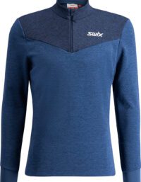 Swix Nordic Midlayer M Herr Blå M | Mellanlager Tröja