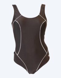 Mirou baddräkt plus size för dam - Classic 241s - Svart/vit