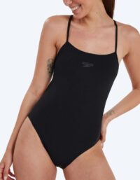 Speedo baddräkt för dam - Eco Endurance Thinstrap - Svart