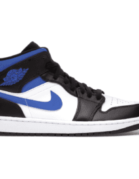 Air Jordan 1 Mid White Black Racer Blue