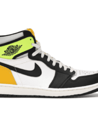 Air Jordan 1 Retro High White Black Volt University Gold