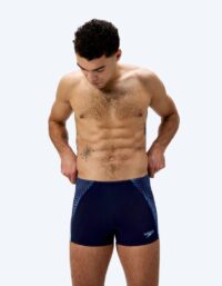 Speedo aquashorts för herr - Endurance Max Splice - Mörkblå/blå