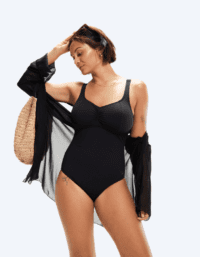 Speedo baddräkt för dam - Shaping AquaNite - Svart